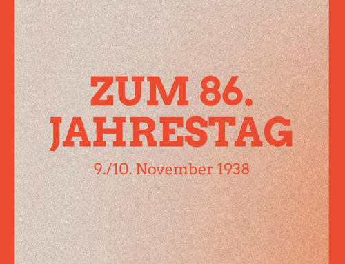 Veranstaltungen zum 86. Jahrestags des November Pogroms